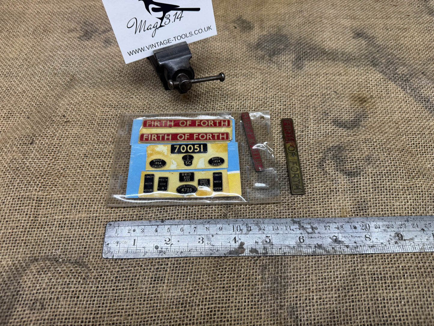 Firth of Fourth Brass Model Railway Badges & Plaques