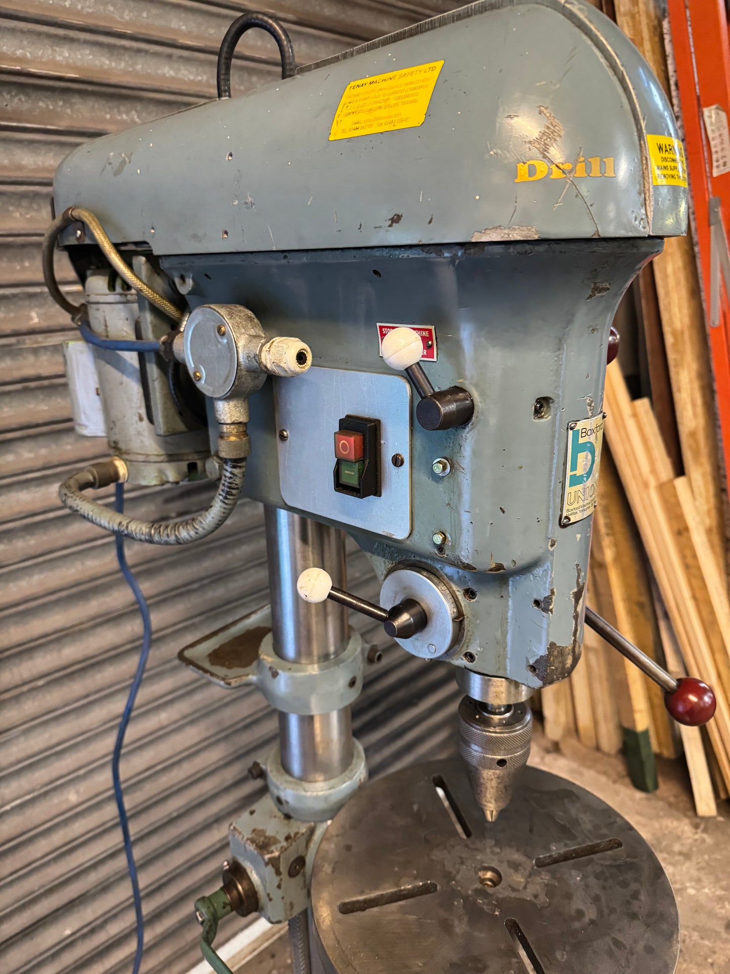 Boxford Union Floor Standing Pillar Drill