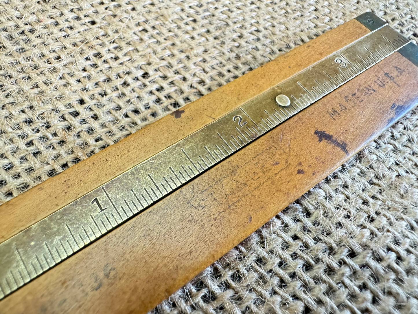 Stanley No 136 Boxwood & Brass 3 1/2” Caliper Gauge
