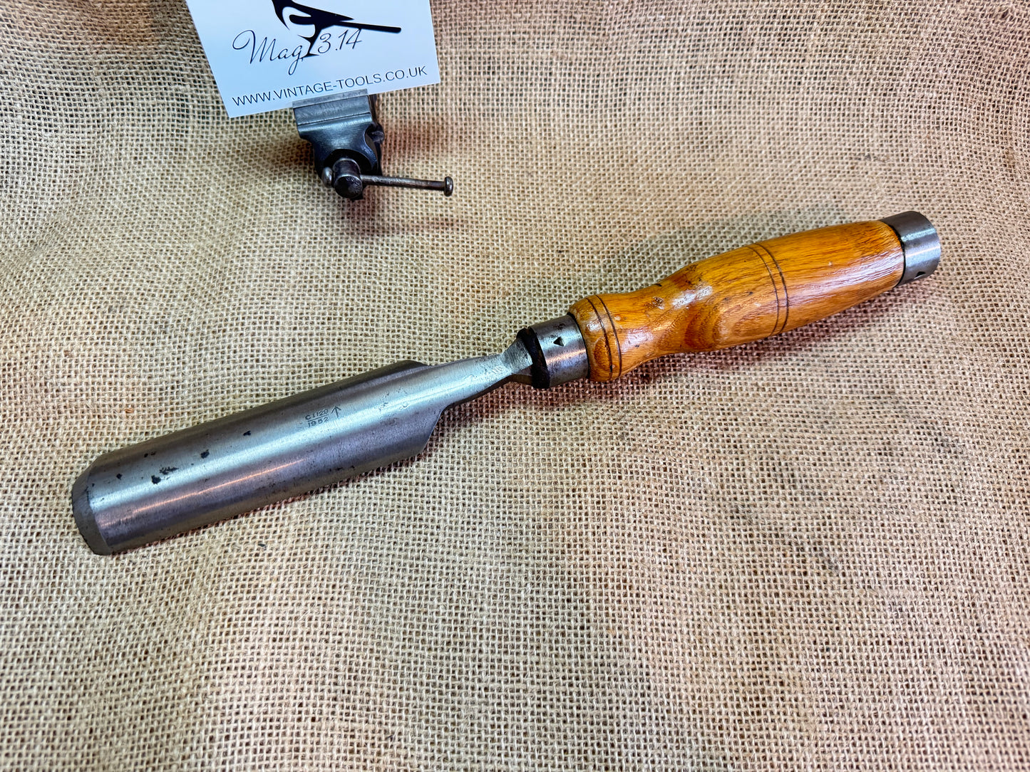 Vintage Wilkinson 1 1/4” Gouge Chisel with Military Broadarrow