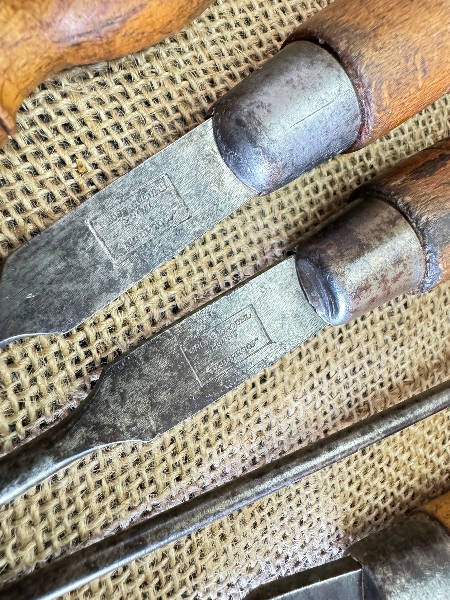 Selection of 10 Vintage Screwdrivers / Turnscrews Marples, Foreign etc