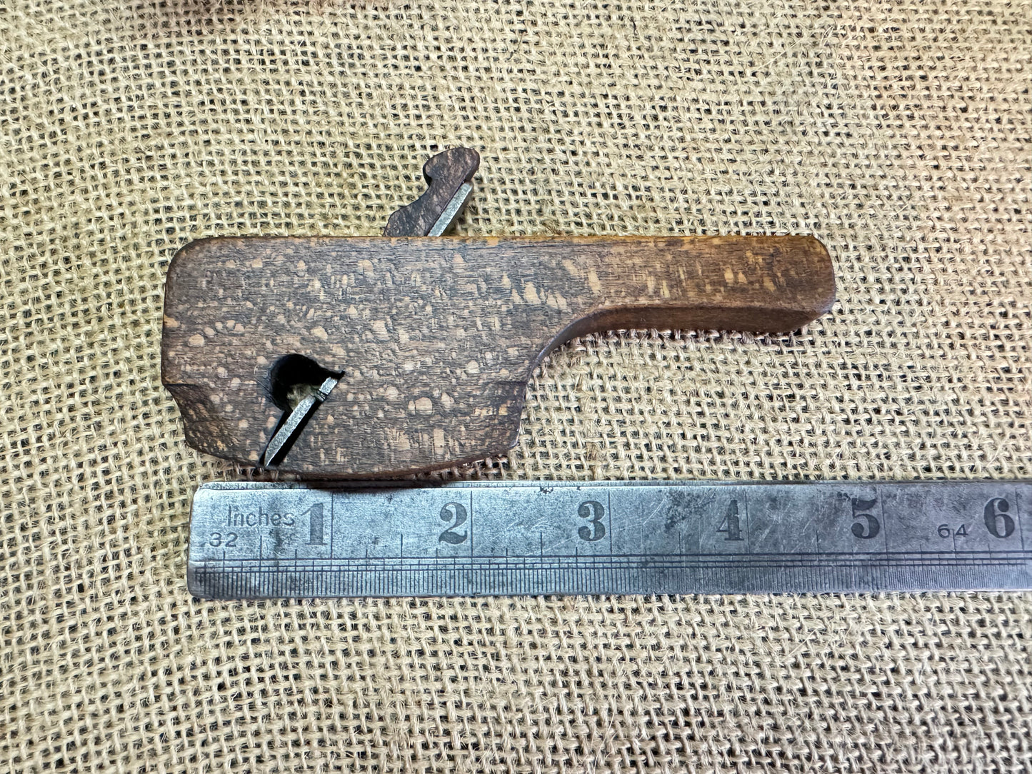 Beechwood Body Tailed Compass Rebate Wood Plane