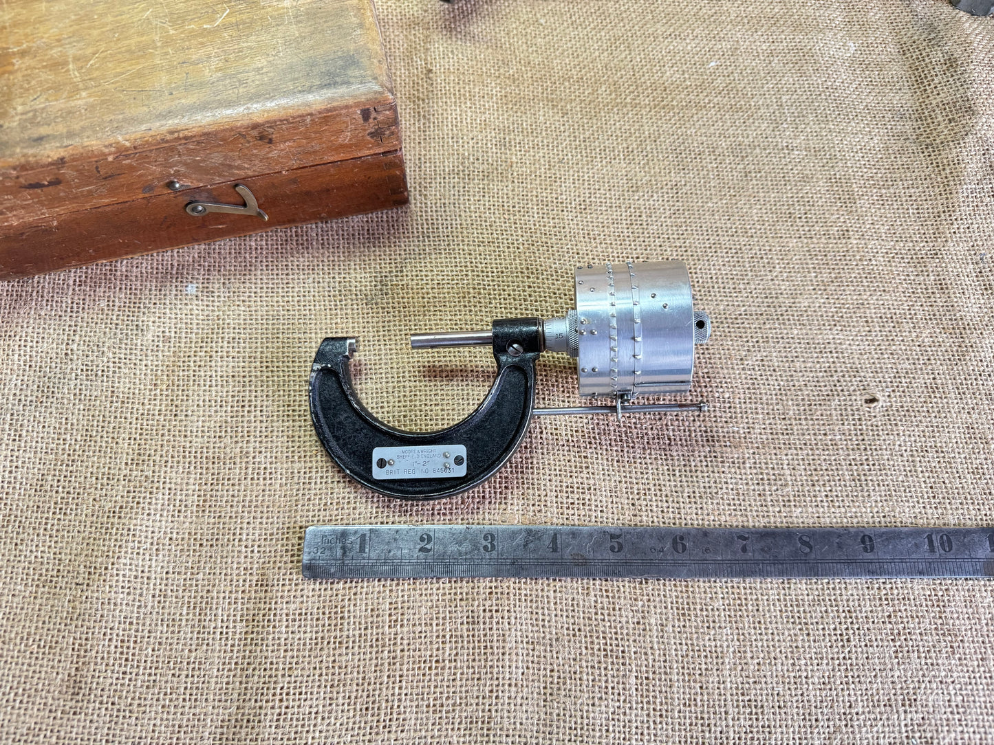 Moore & Wright 1” - 2” Braille Micrometer