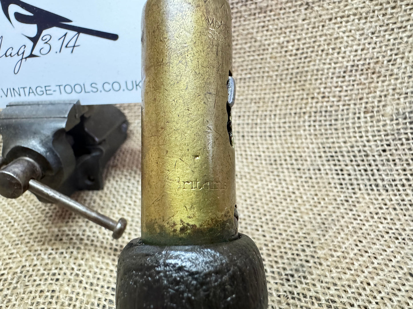 Vintage Moore & Wright Ratcheting Flatblade Screwdriver featuring 1943 British Military Broad Arrow
