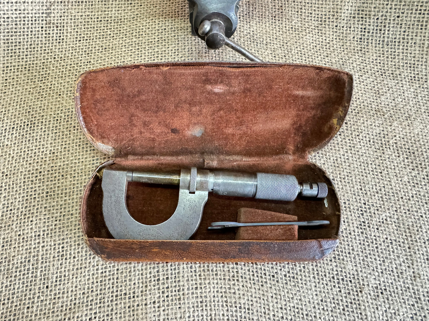Moore & Wright No 961 Micrometer with original case.