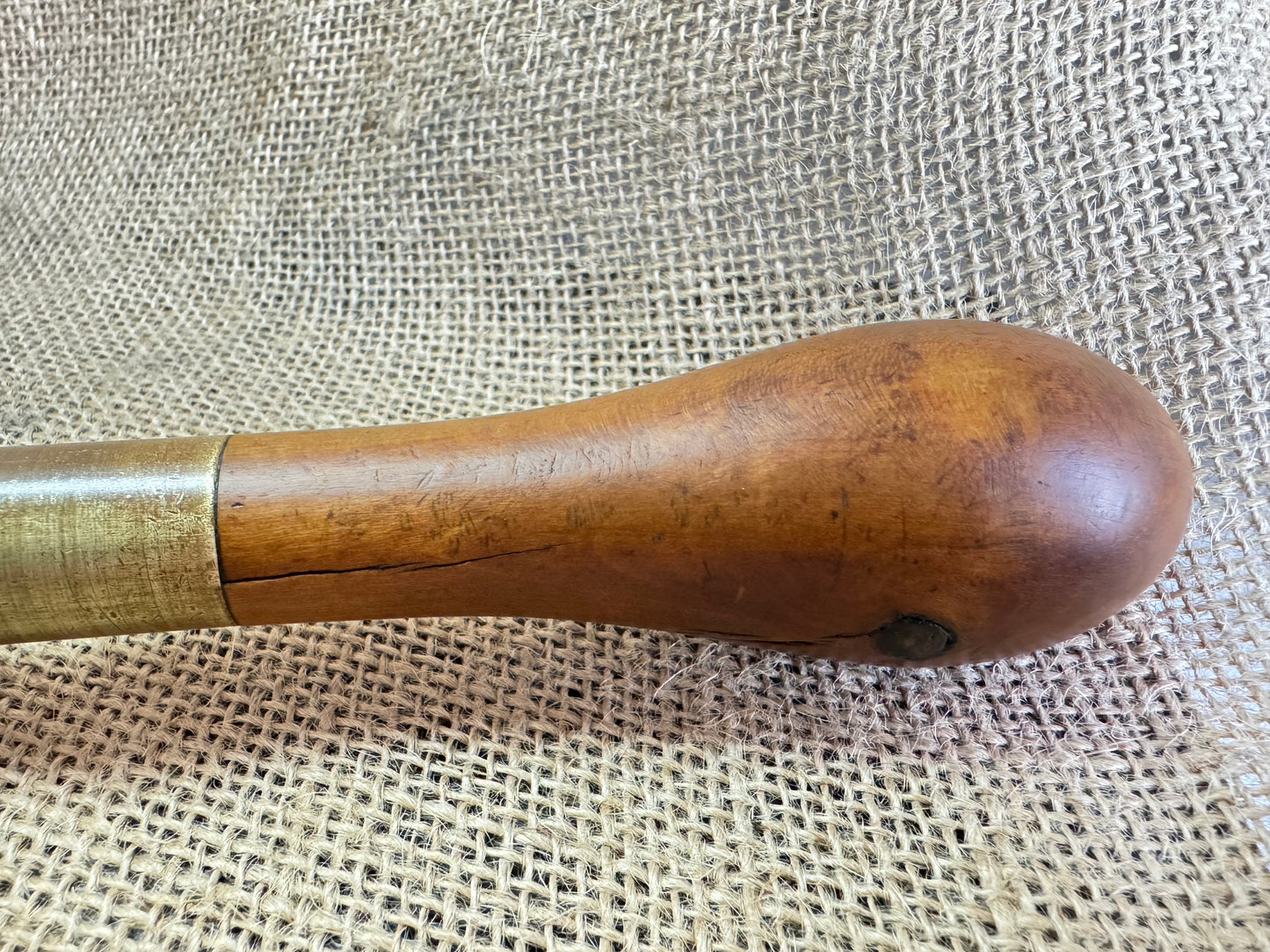 One-off Brass Framed Hacksaw with Boxwood Handle - Scratch built / homemade / apprentice piece