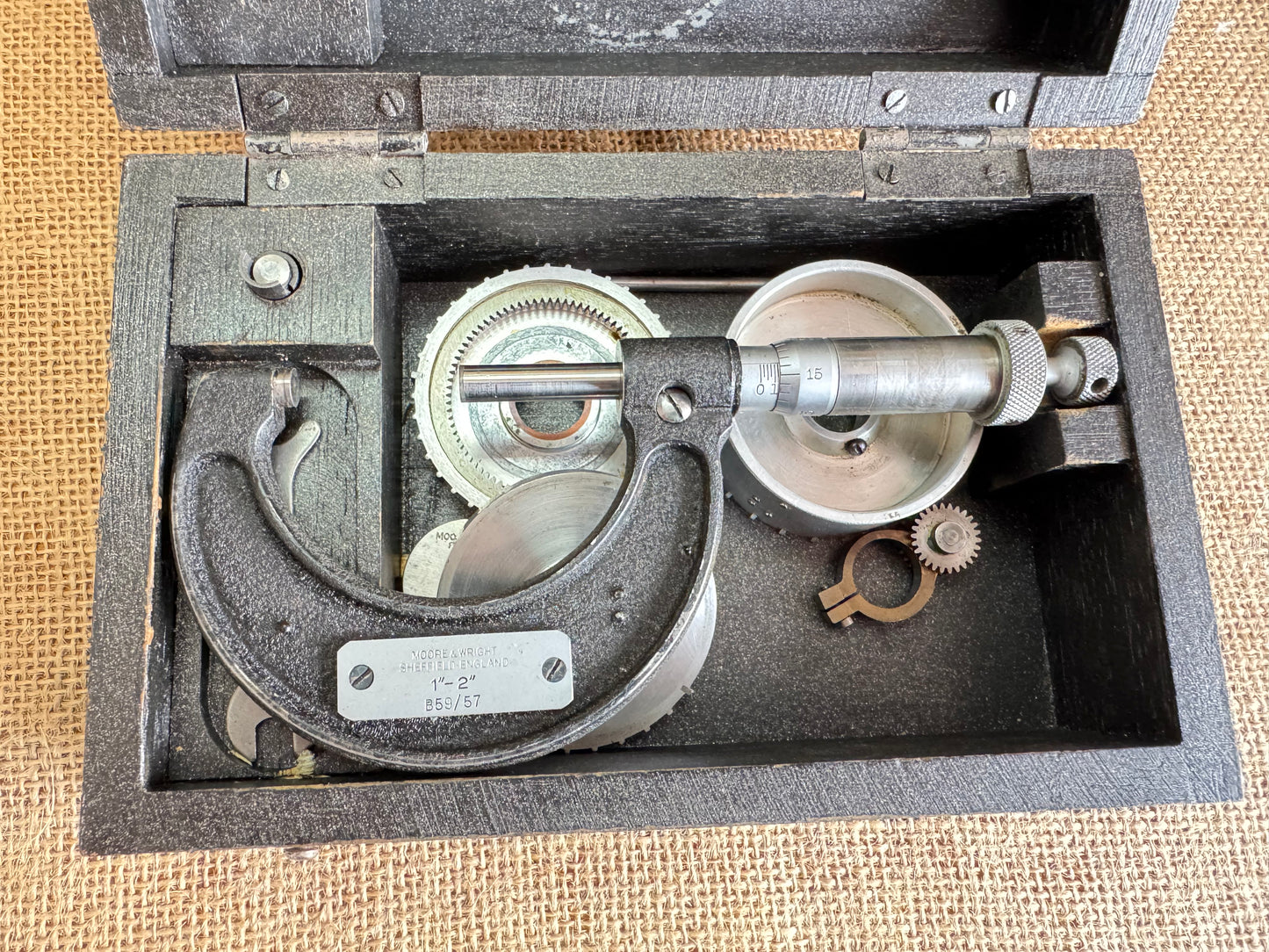 Moore & Wright B59/57 1-2” Braille Micrometer (Spares/Repairs)