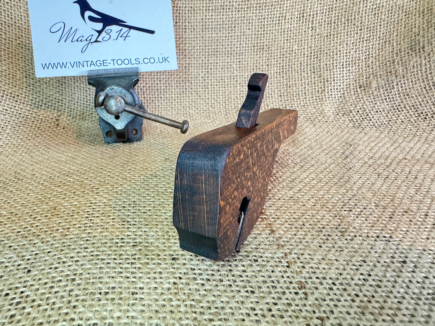 Beechwood Body Tailed Compass Rebate Wood Plane