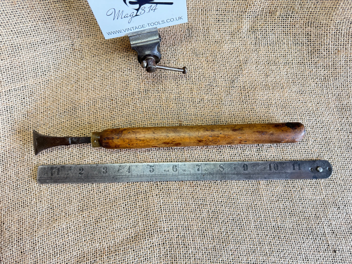 Vintage User Modified Woodturning Chisel