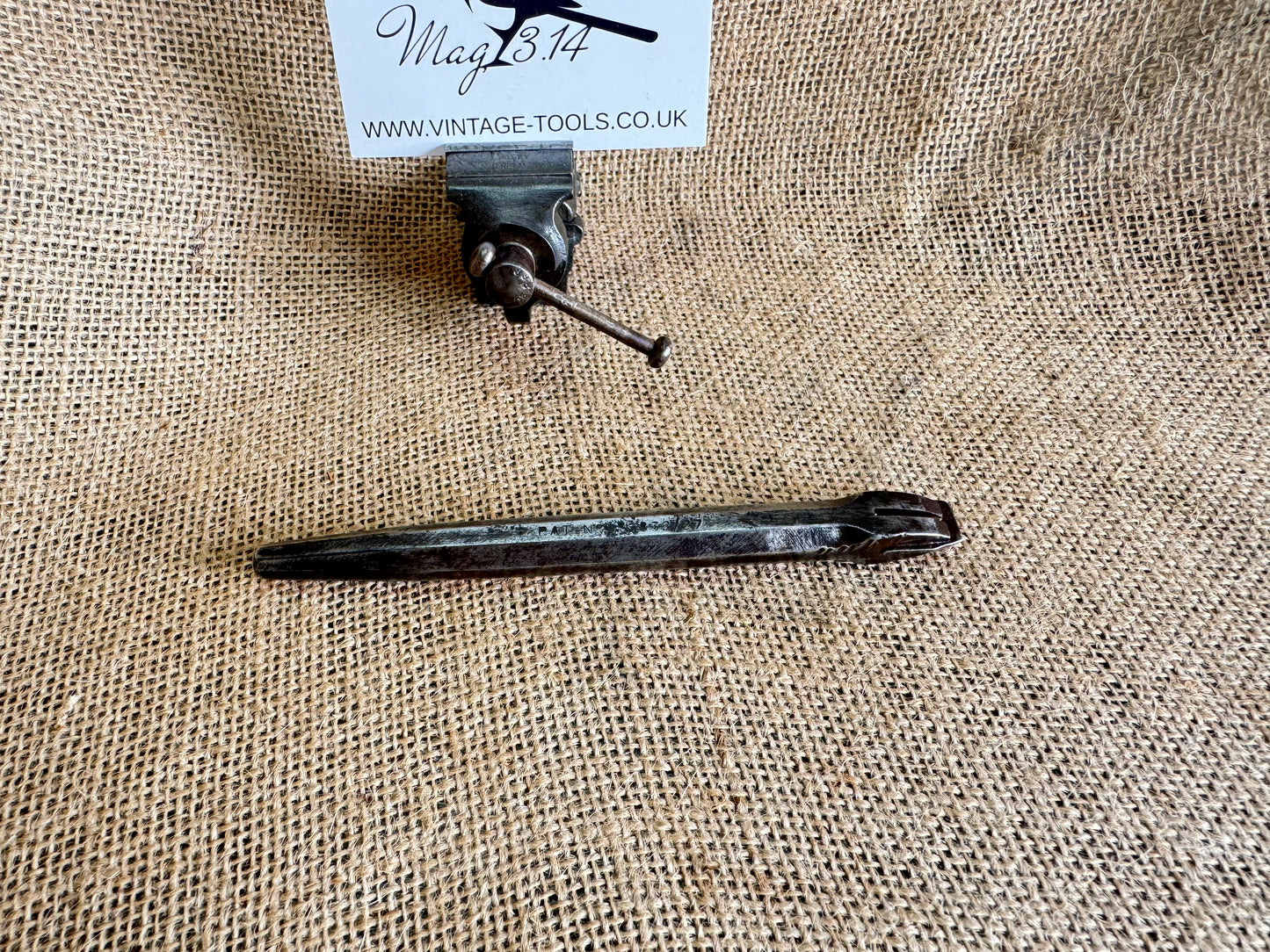 Vintage 6” Stonemasons Chisel with Replaceable Tip