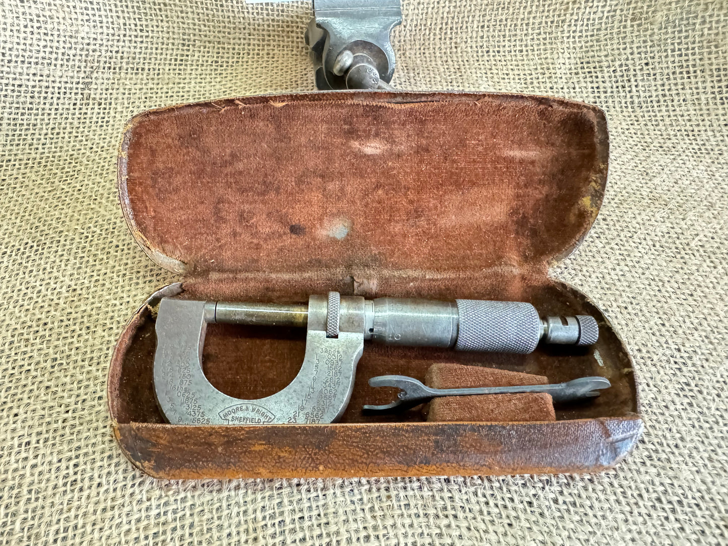 Moore & Wright No 961 Micrometer with original case.