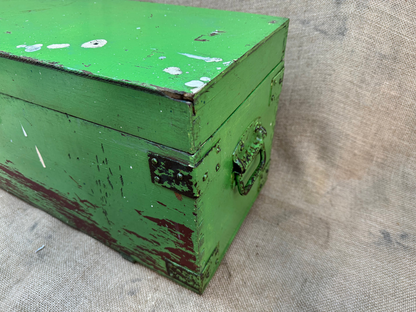 Vintage Pinewood Tool Chest