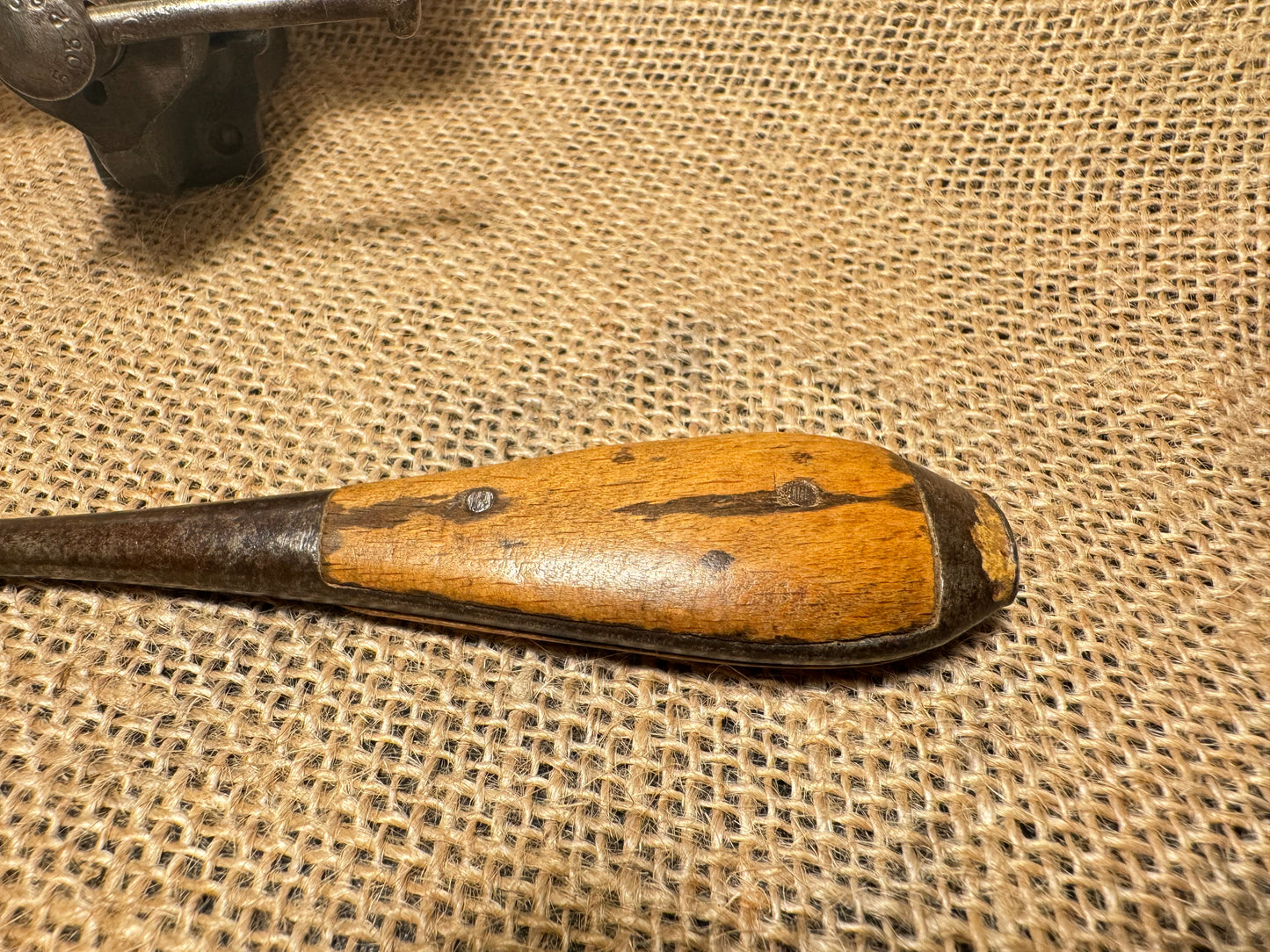 6” Vintage Perfect Pattern Handle Screwdriver / Turnscrew
