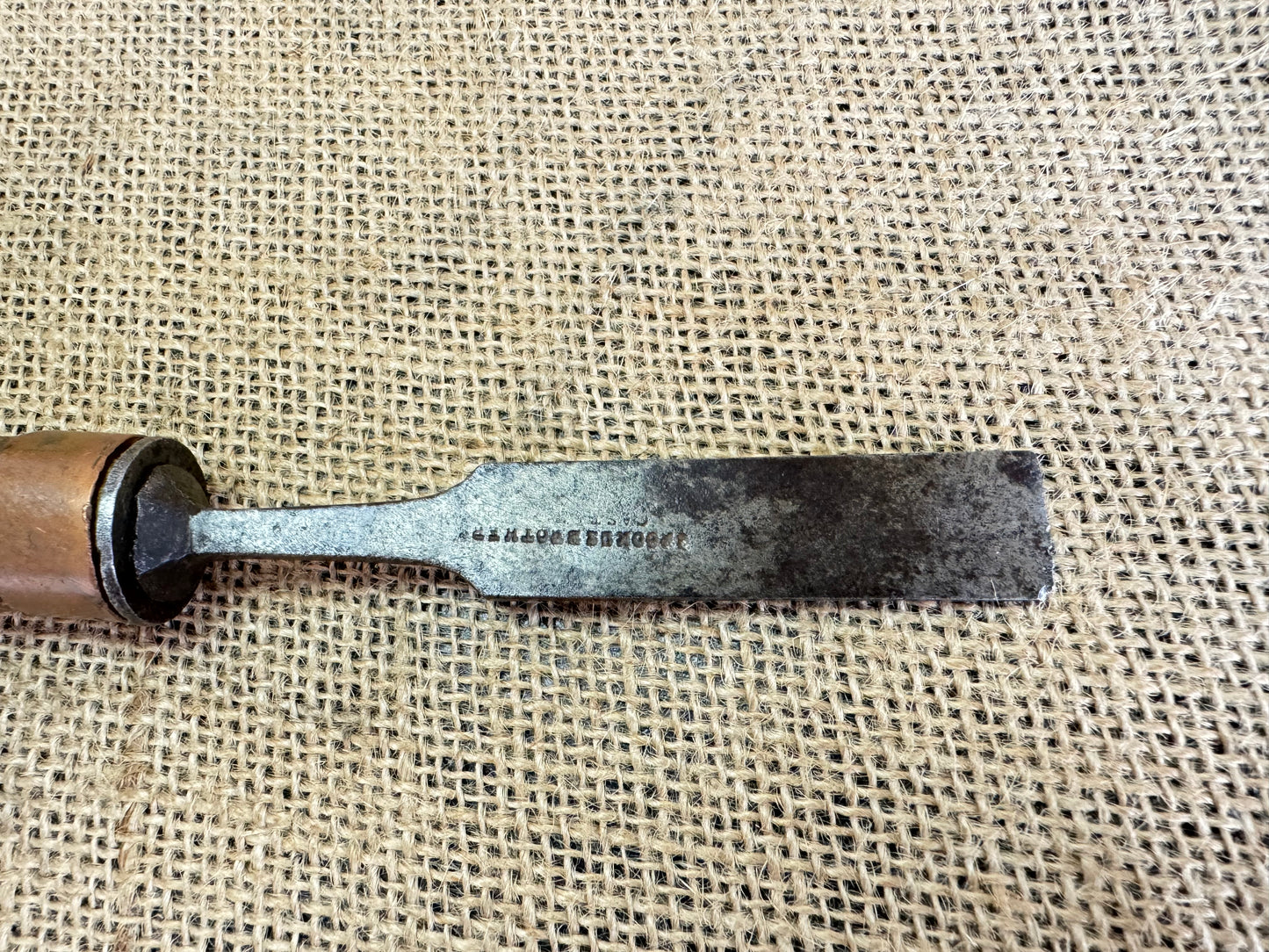 Vintage Brookes Brothers 3/4 Firmer Wood Chisel for restoration