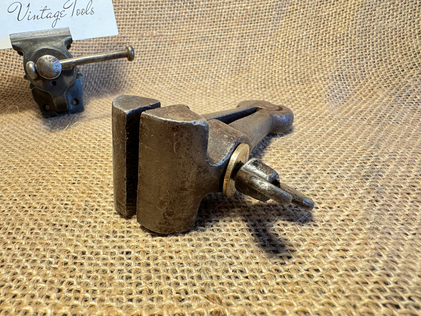 Antique Jewellers 1 1/2” Hand Vise / Clamp