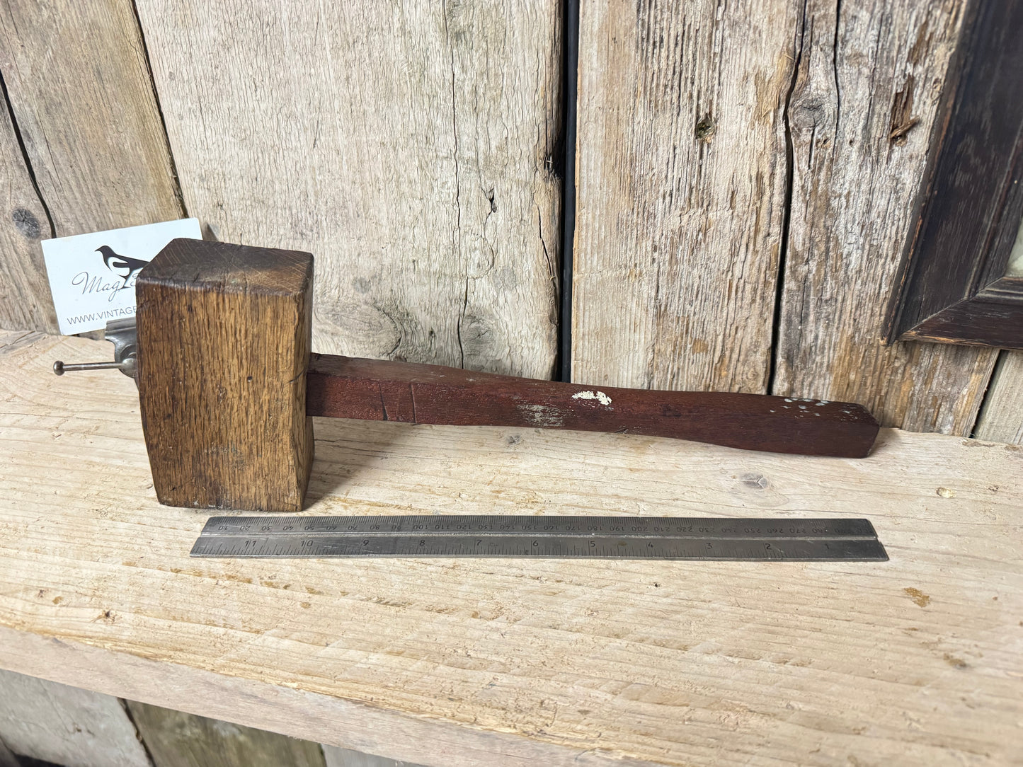 Vintage 11oz User made Wooden Mallet