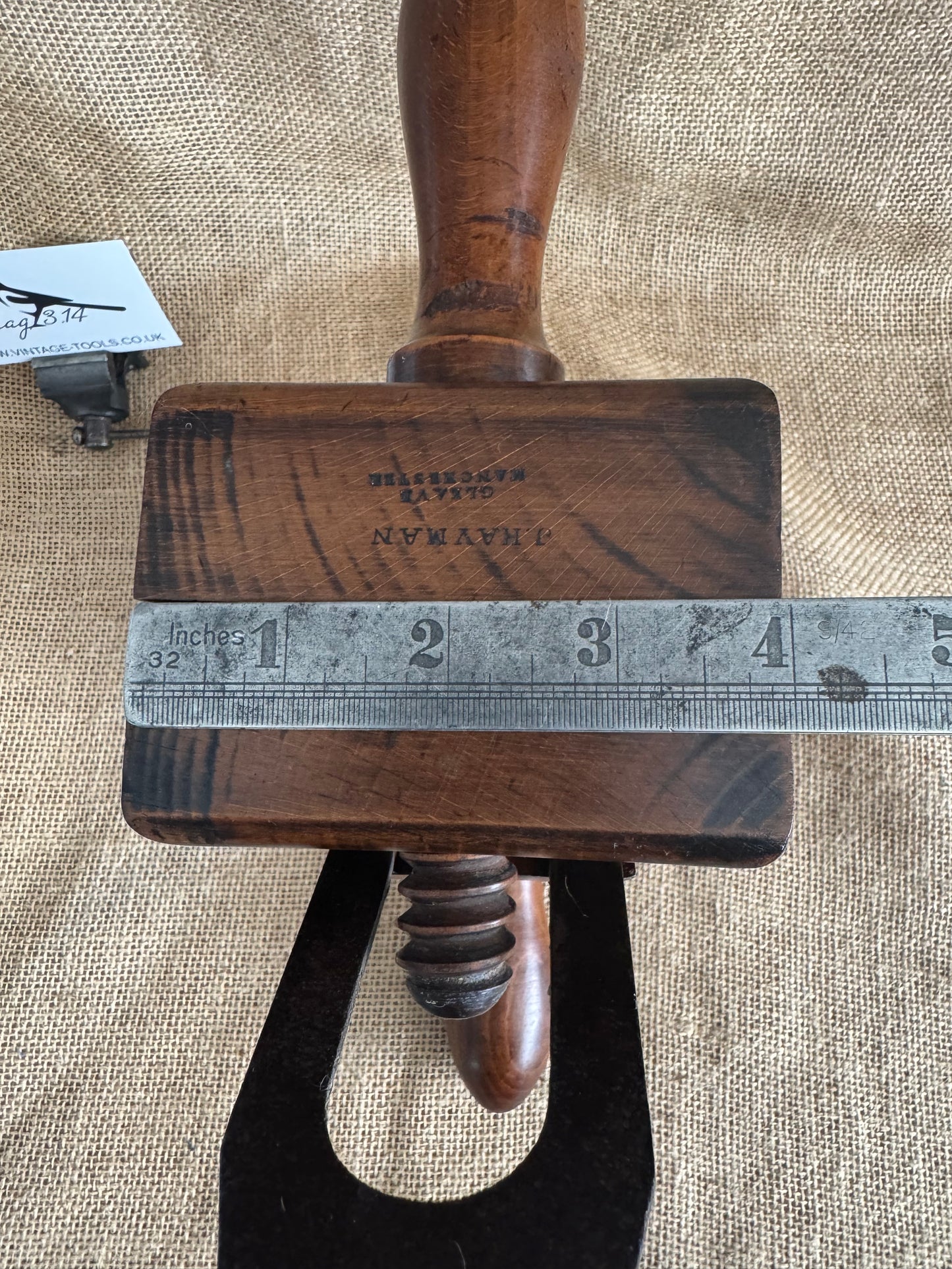 Very Rare Gleave of Manchester Twin Iron Stail Engine / Rounding Plane