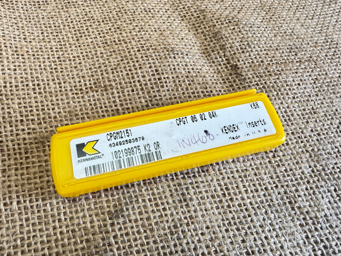 Kennametal CPGM2151 Carbide Inserts