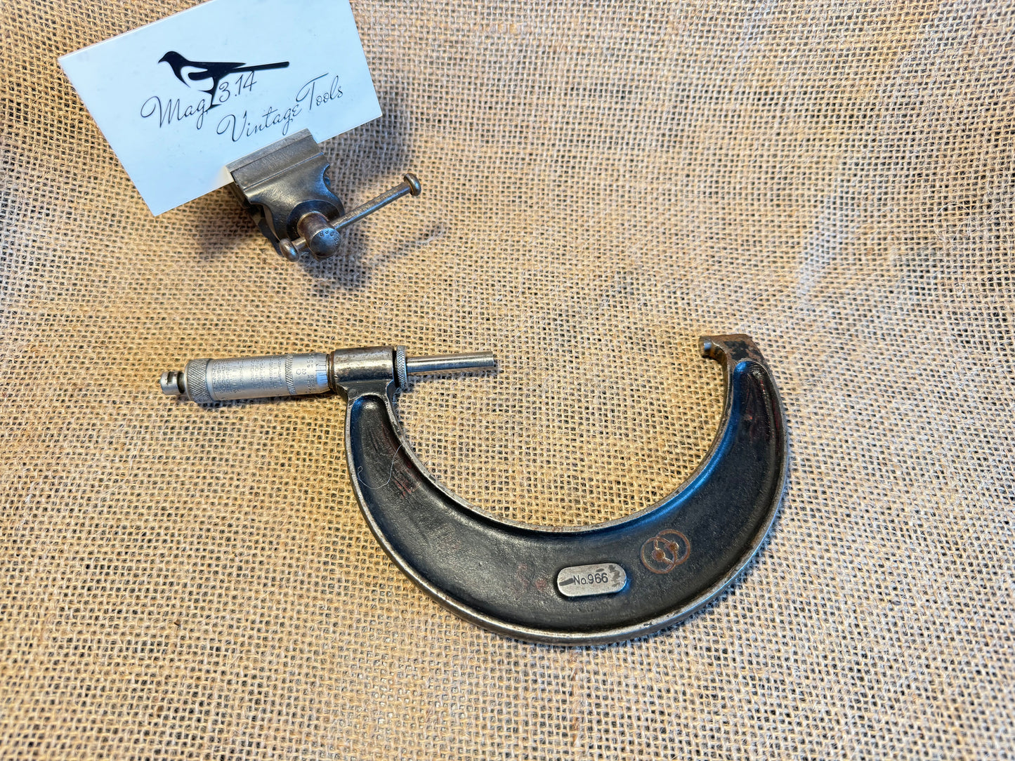 Moore & Wright No 966 3” - 4” Micrometer