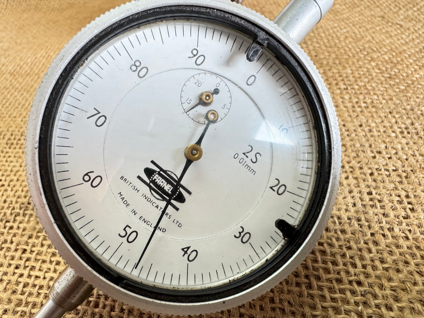 Farnell British Indicators 2S 0.01mm Dial Gauge