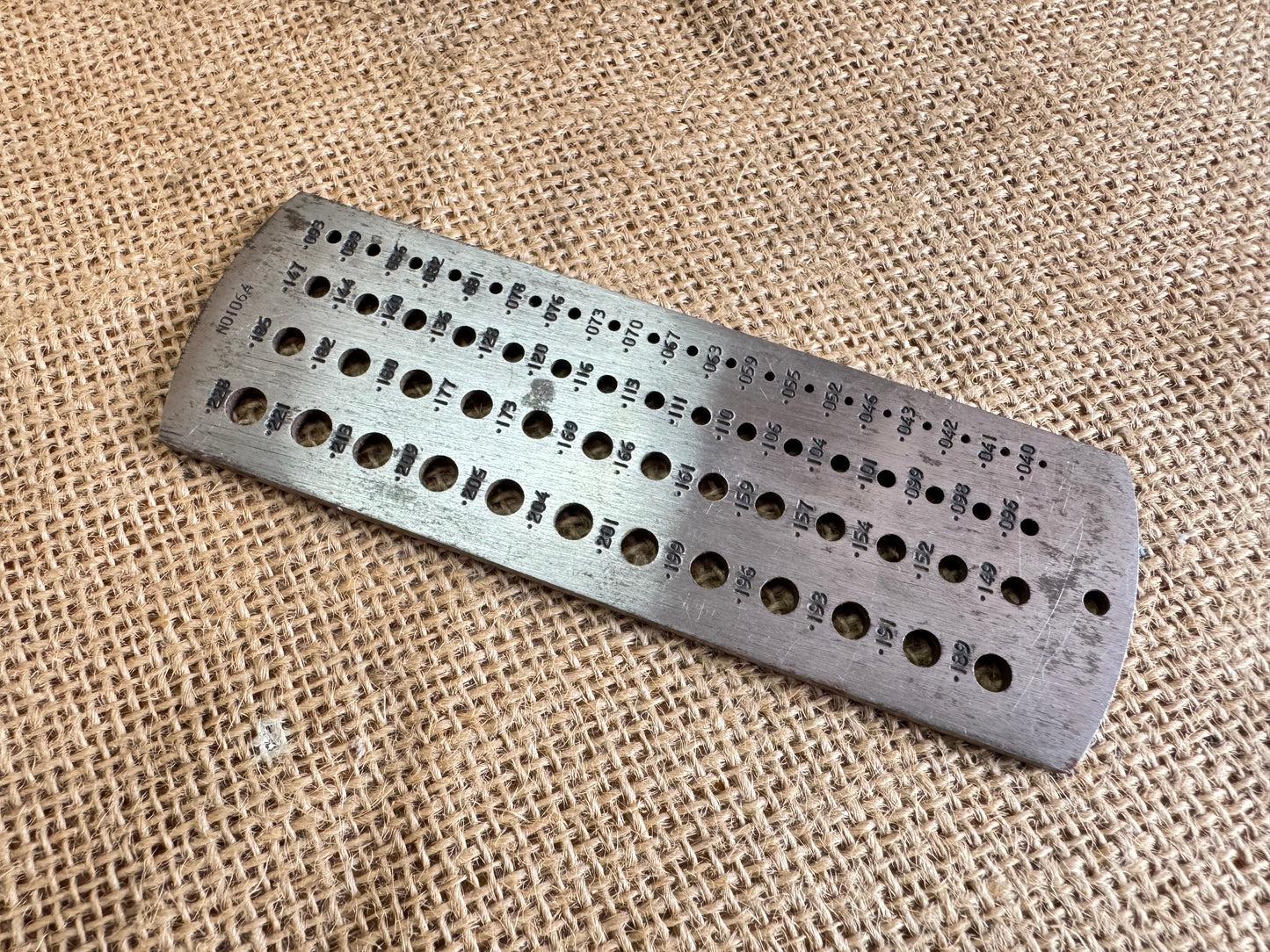 Moore & Wright No 1064 Morse Twist Drill Gauge