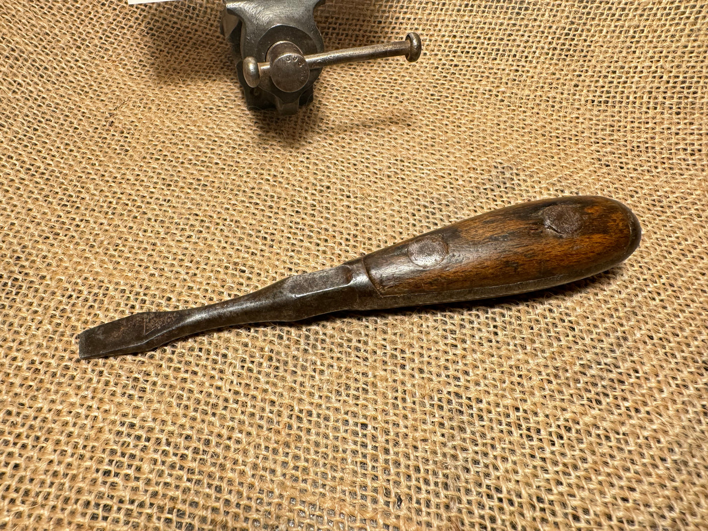 6” Vintage Perfect Pattern Handle Screwdriver / Turnscrew