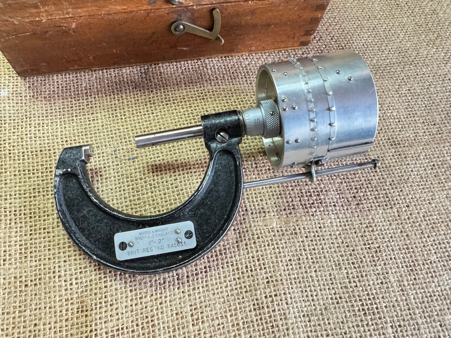 Moore & Wright 1” - 2” Braille Micrometer