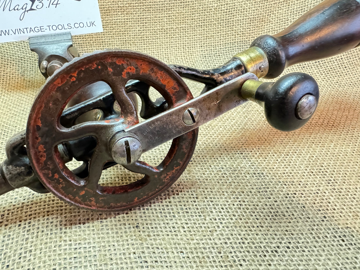 Vintage Millers Falls No 1 Egg Beater Hand Drill