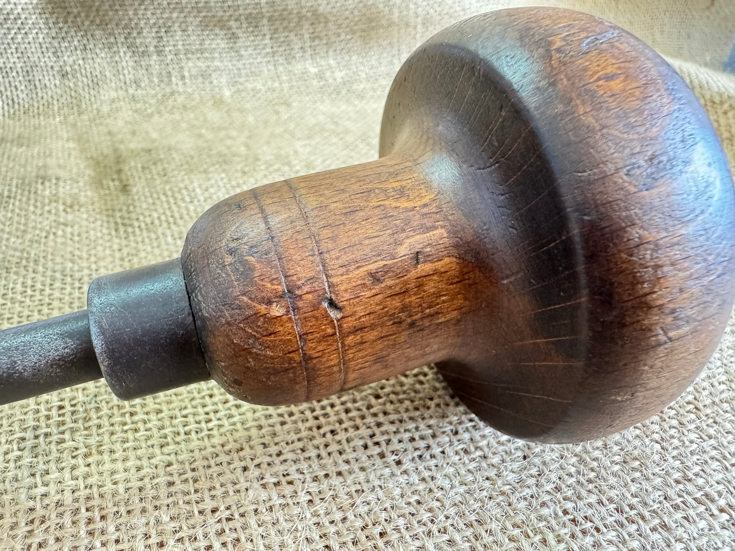 Antique Wooden Handled Drill Brace