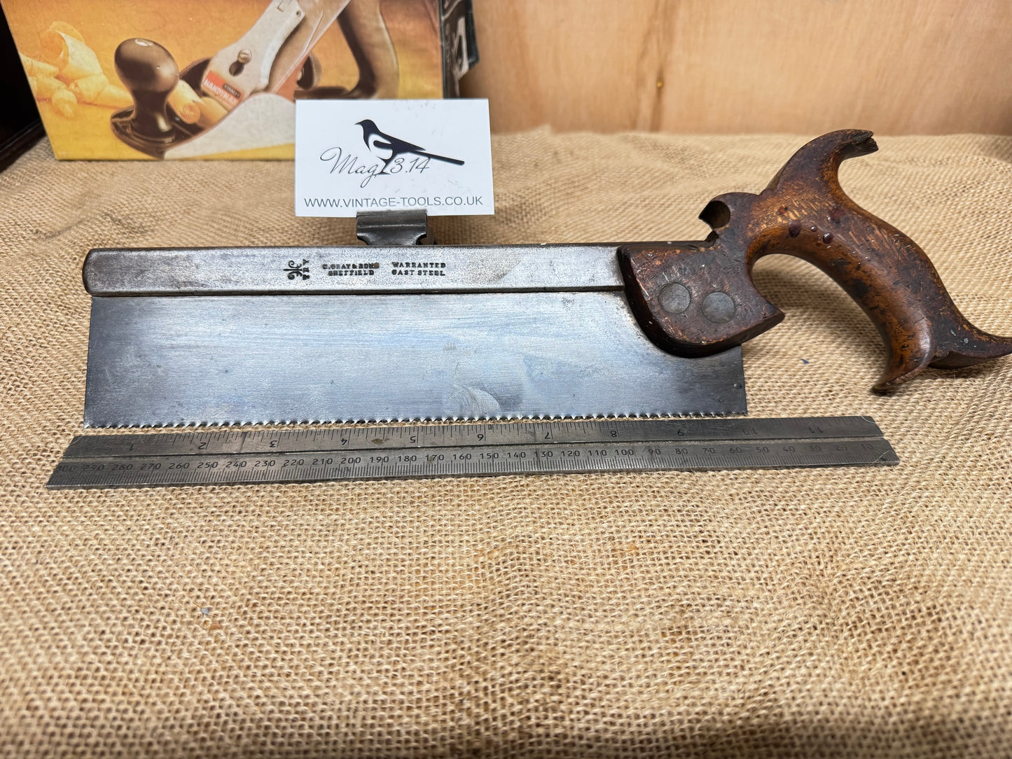 C Gray & Sons Steel Back Dovetail Saw