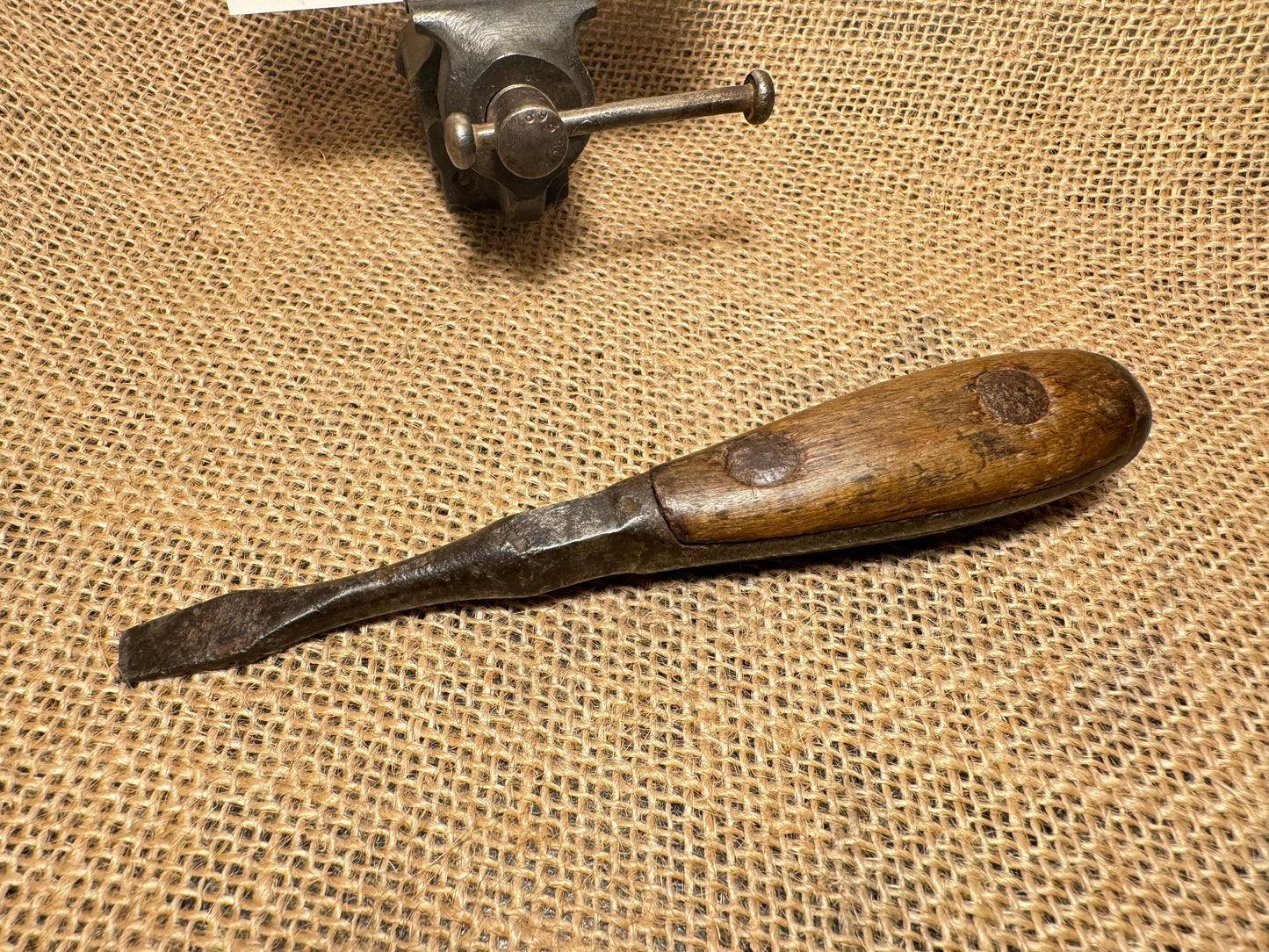6” Vintage Perfect Pattern Handle Screwdriver / Turnscrew