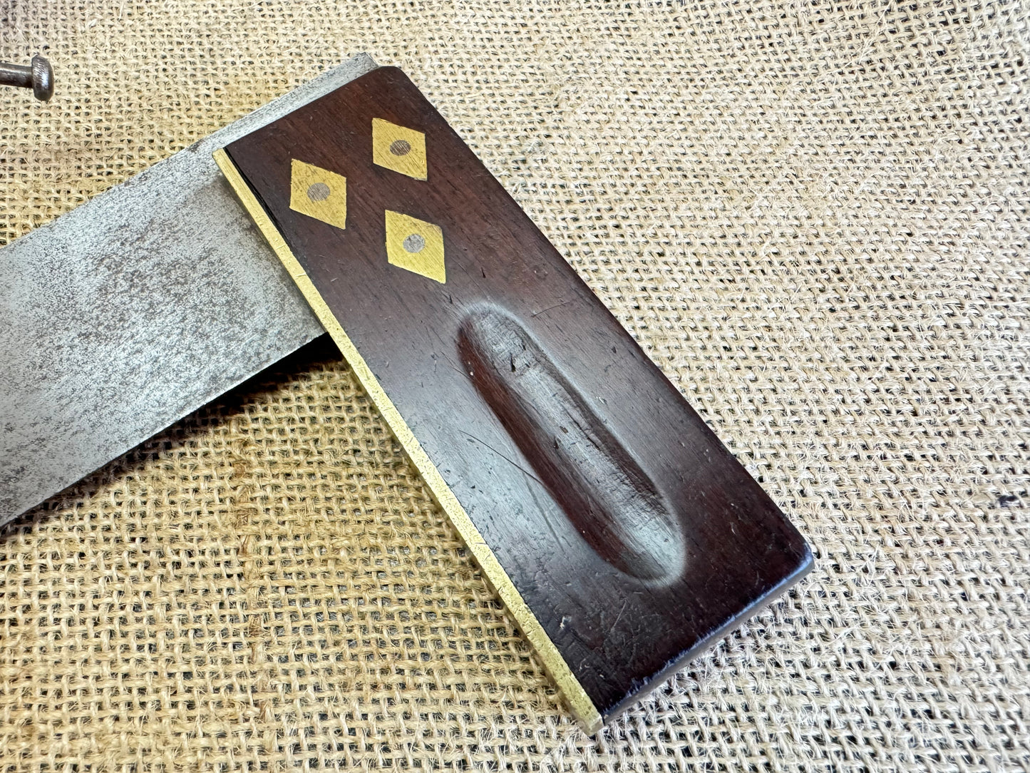 Marples 6” Brass & Rosewood Square