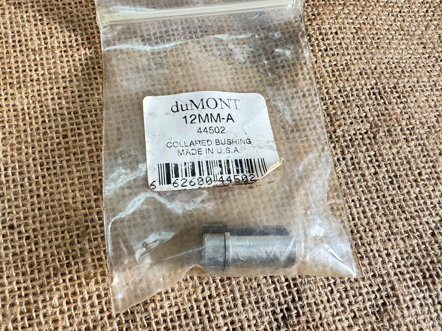duMont Size A 12mm Keyway Collared Bushing