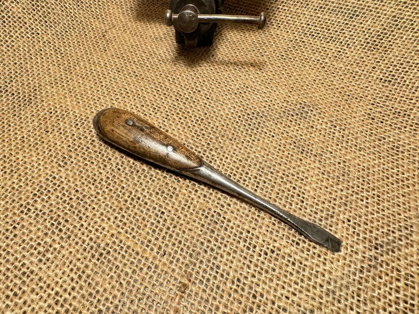 5” Vintage Perfect Pattern Handle Screwdriver / Turnscrew