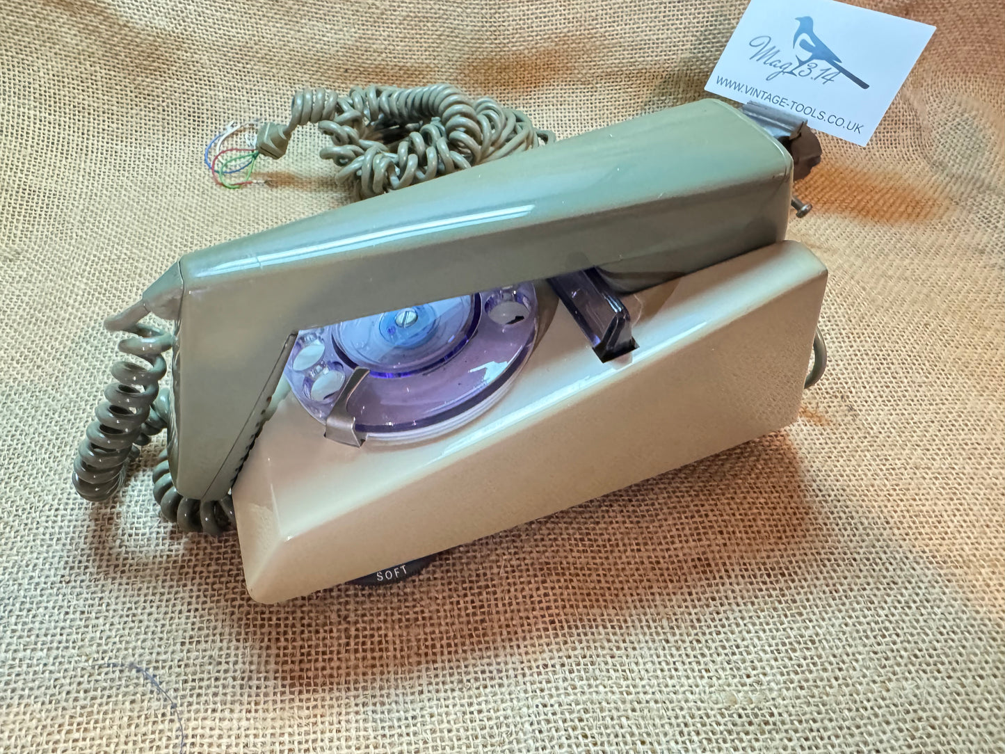 Vintage BT Trimphone 722F Rotary Telephone