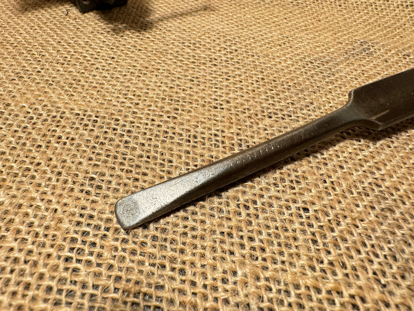 9” Vintage Wooden Handle Flat Blade Screwdriver