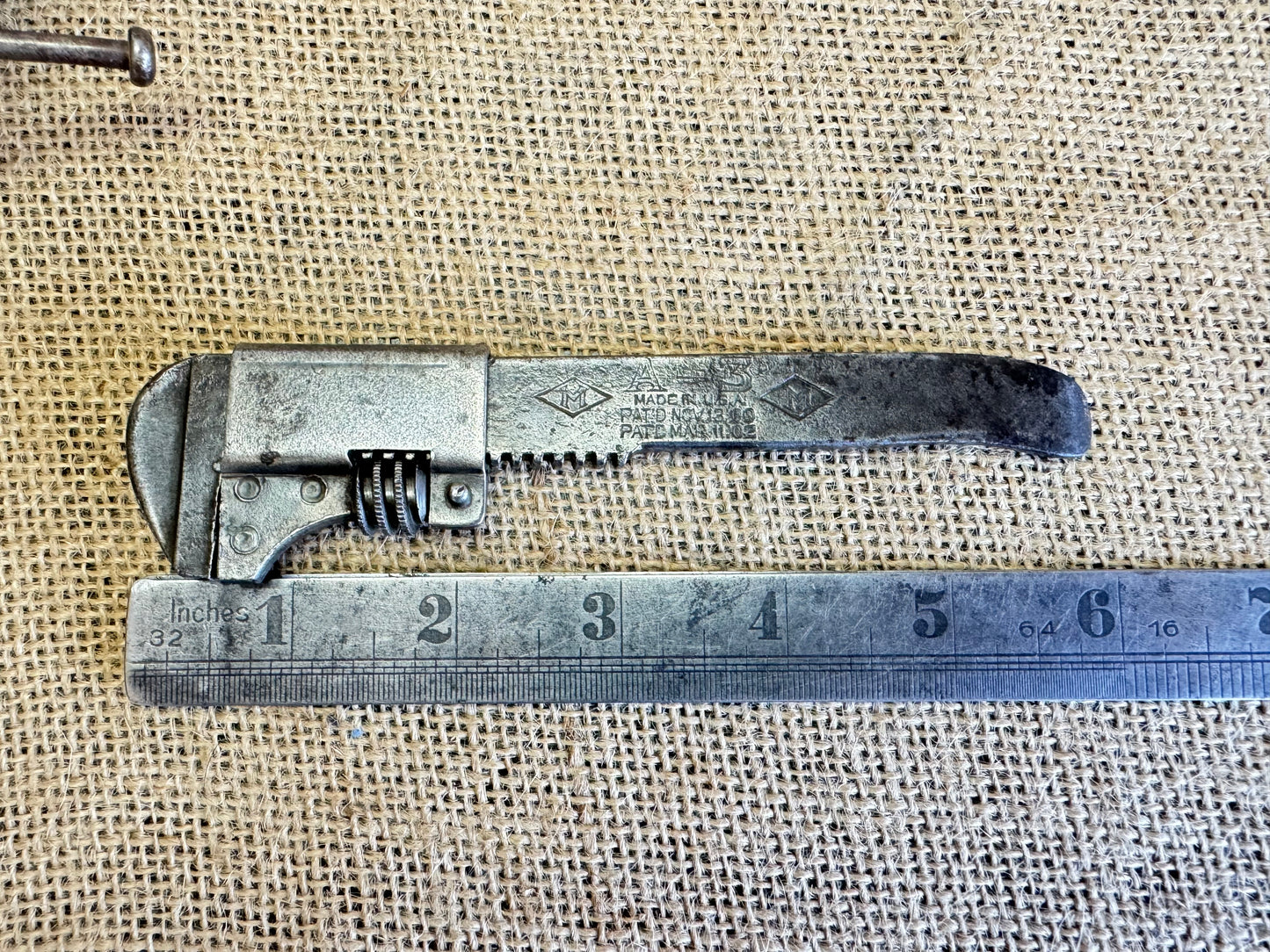 Vintage tools
Vintage tool shop
Frank Mossberg
Adjustable Wrench