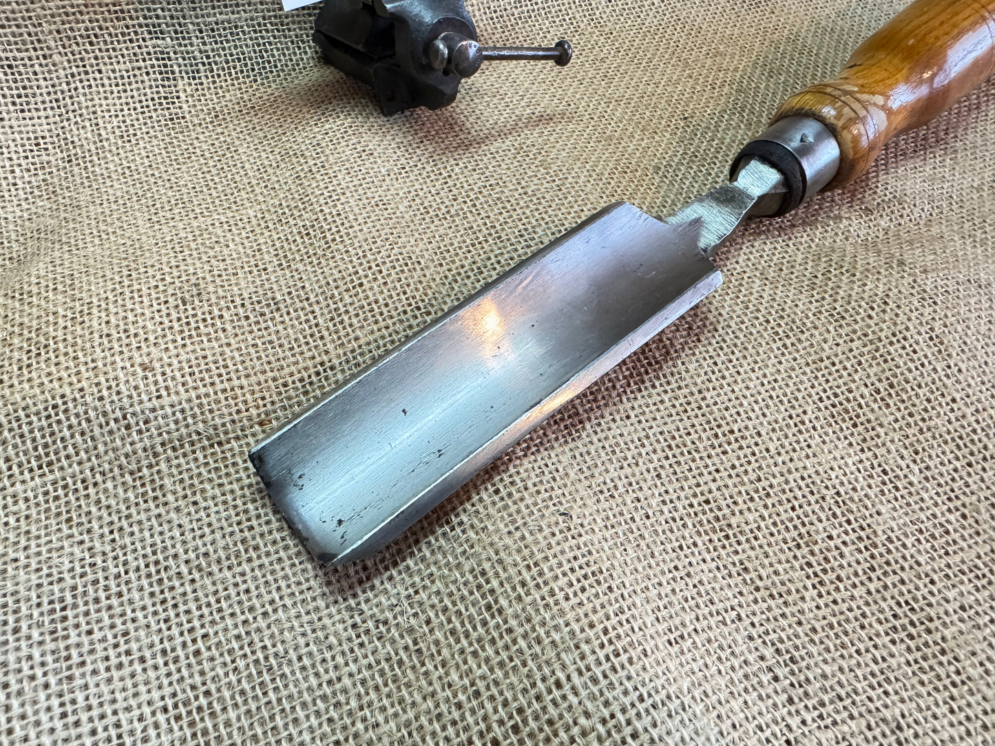 Vintage Wilkinson 1 1/4” Gouge Chisel with Military Broadarrow
