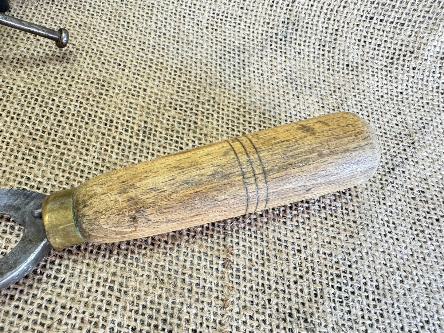 Vintage Kleerout Wooden Handle Tin Opener - Kitchenalia