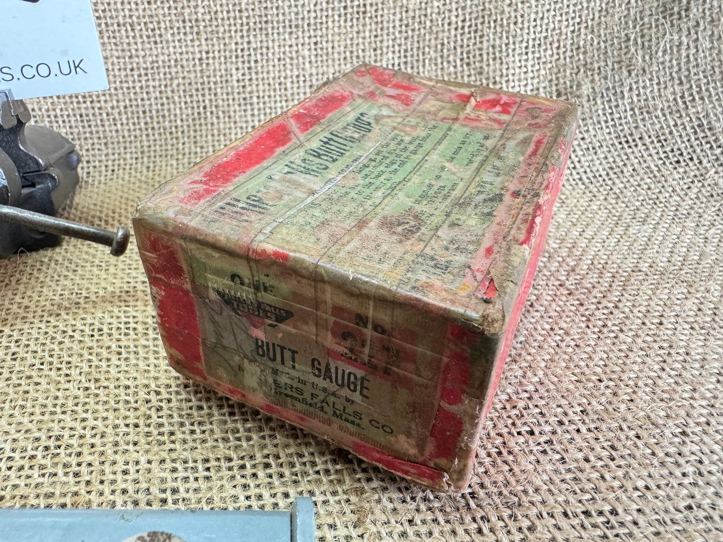 Vintage Millers Falls No 227 Butt Gauge with Original Box