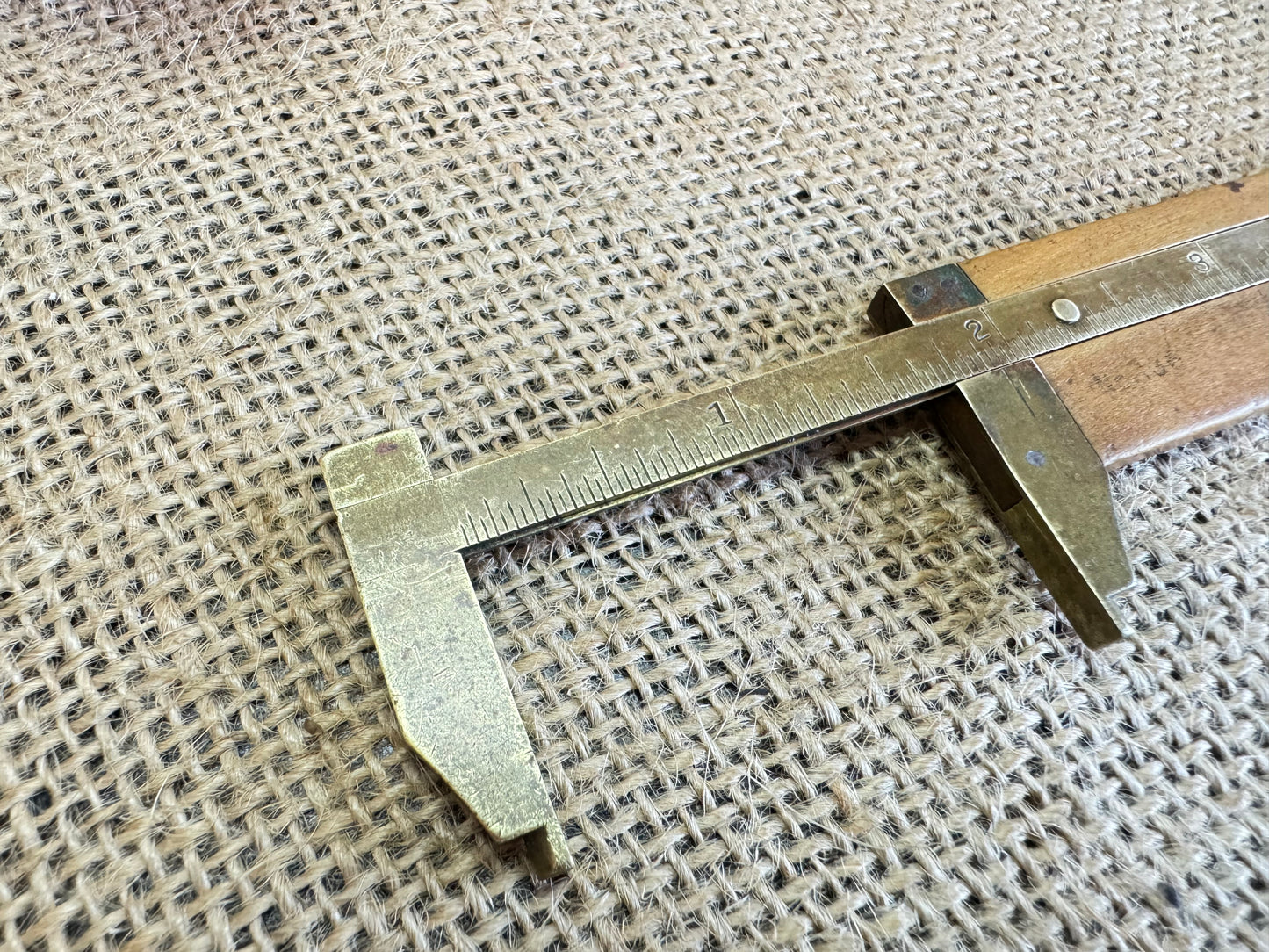 Stanley No 136 Boxwood & Brass 3 1/2” Caliper Gauge