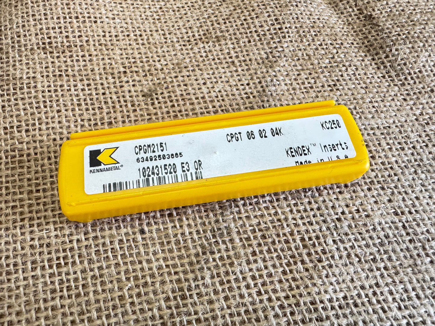 Kennametal CPGM2151 Carbide Inserts