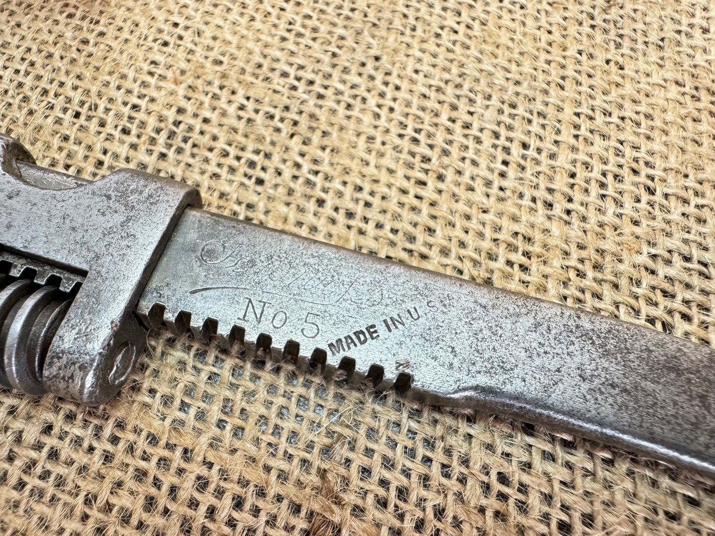Vintage 6” Adjustable Wrench No 5
