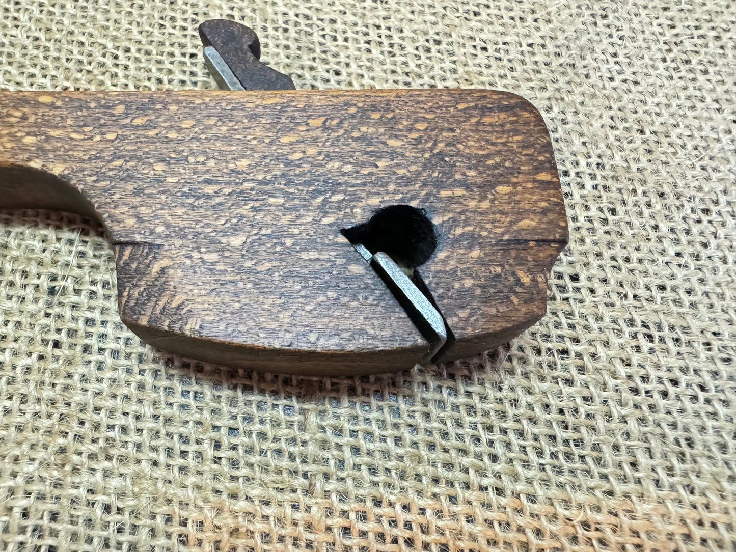Beechwood Body Tailed Compass Rebate Wood Plane