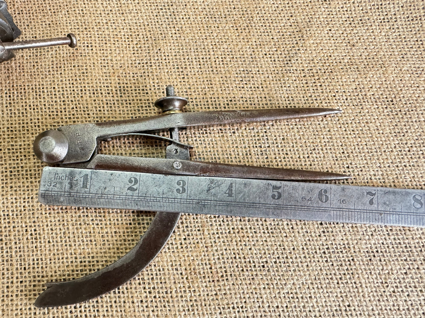 Antique 6.5” Wingarm Compass Dividers