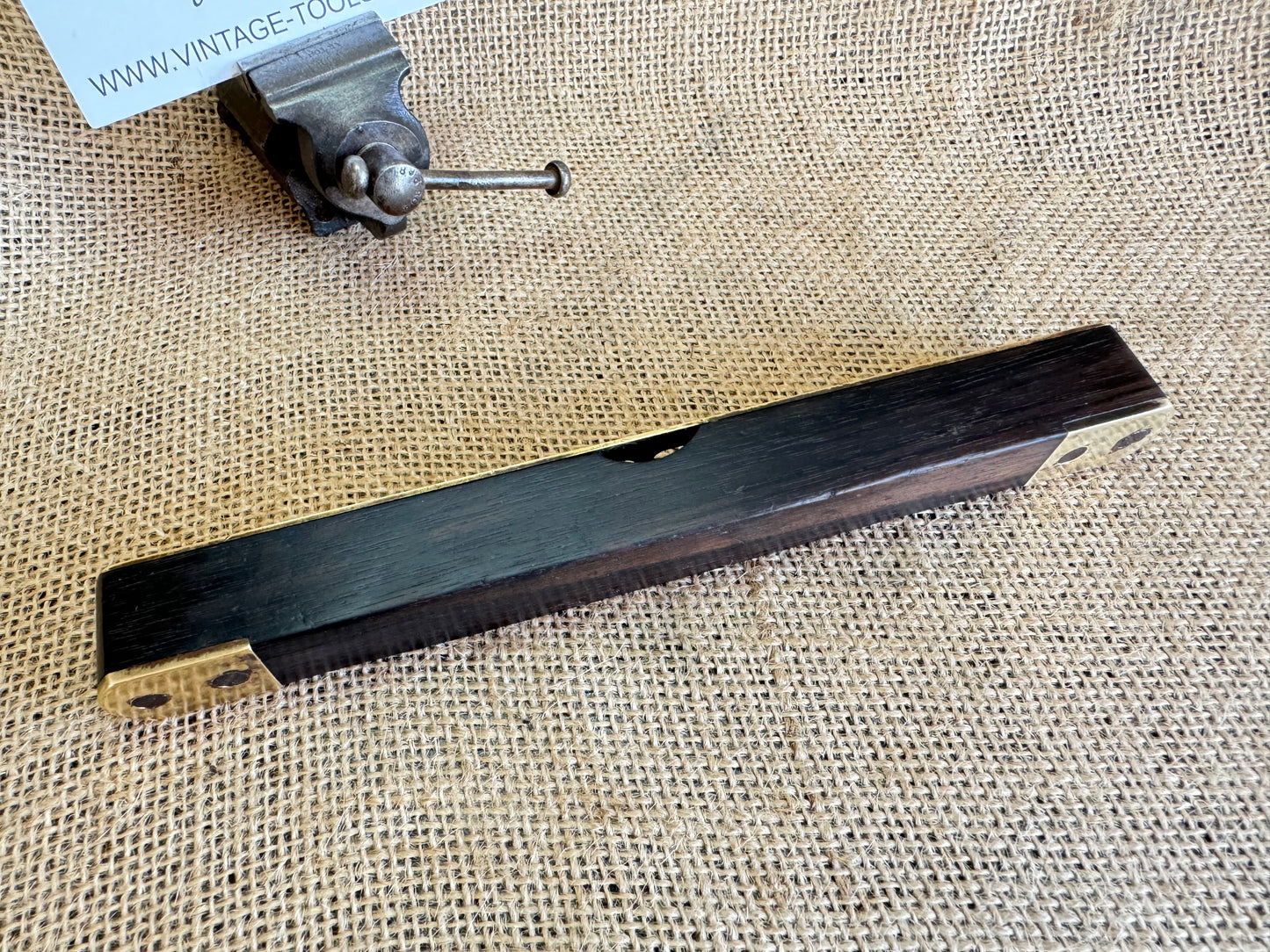 J Rabone & Sons Brass and Hardwood 8” Level