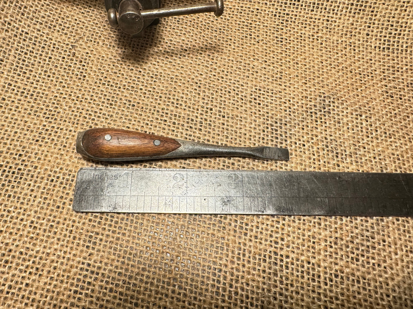 4” Vintage Perfect Pattern Handle Screwdriver / Turnscrew