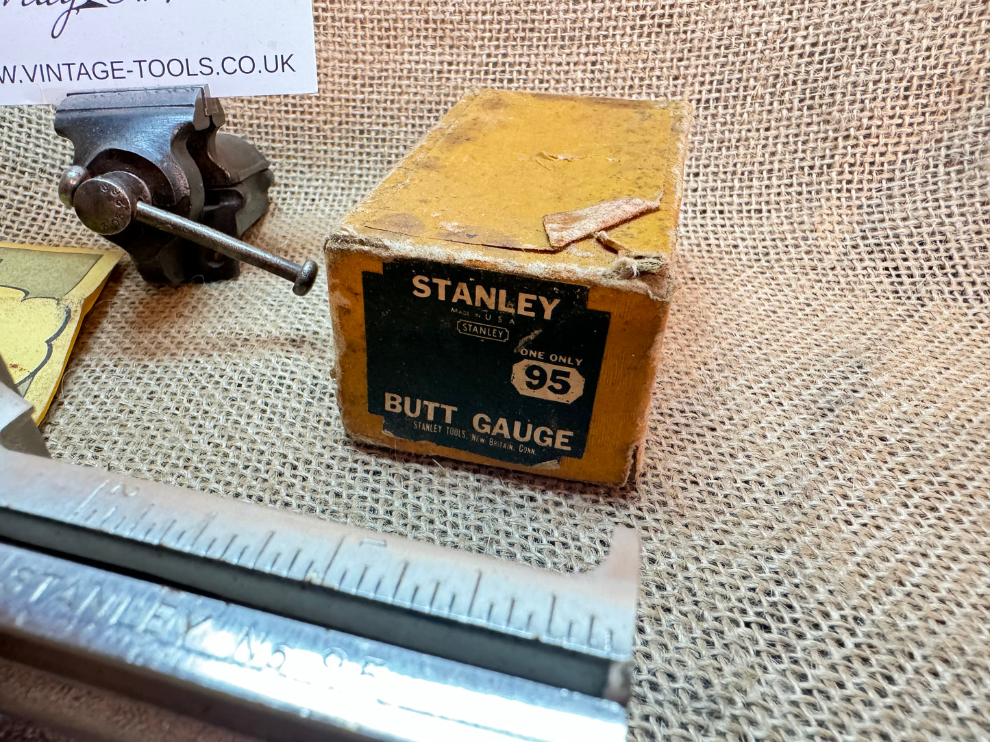 Stanley No 95 Butt Gauge with Original Box & Instructions