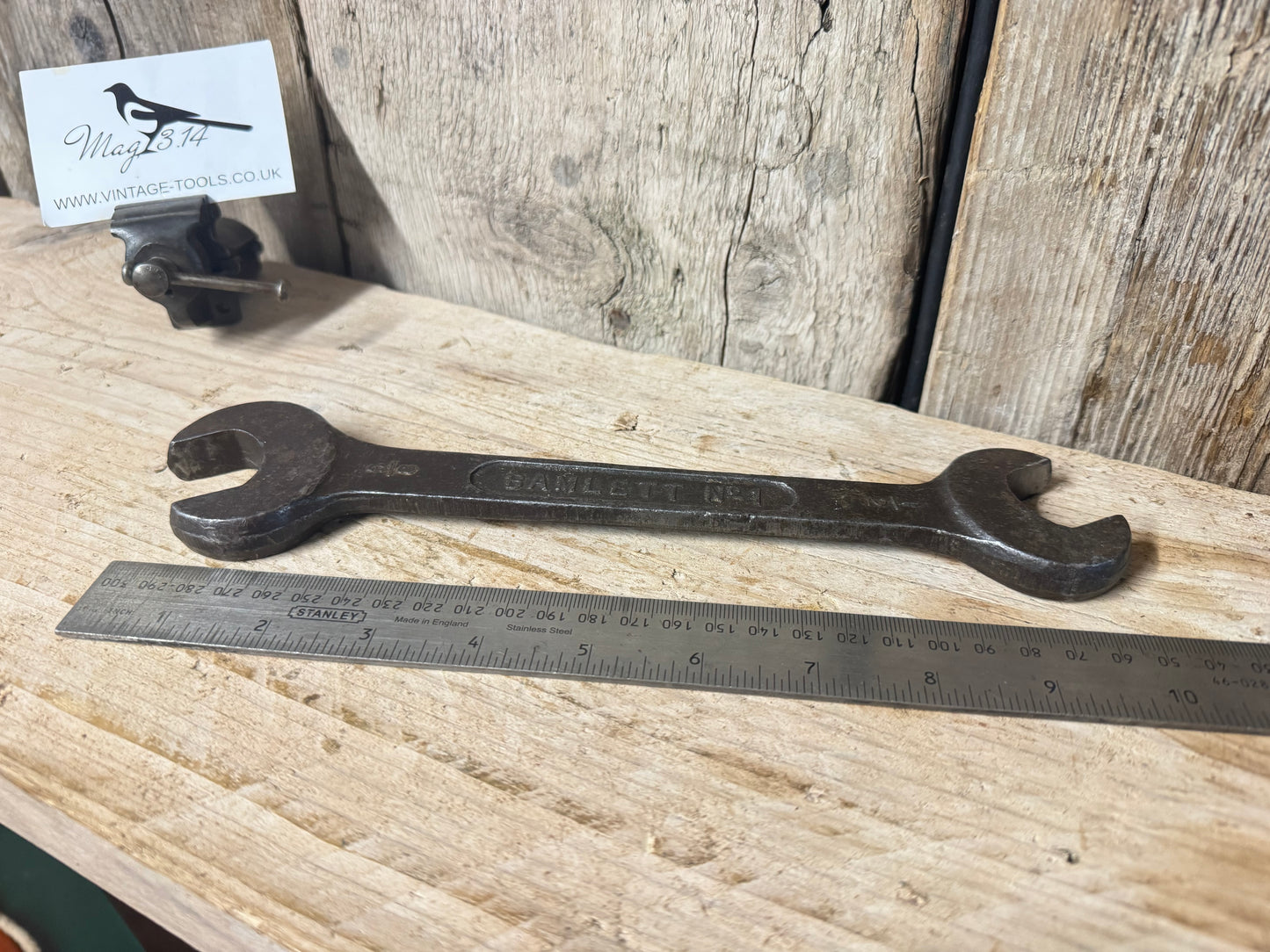 Bamlett No 1 Imperial Open Combination Spanner 1/2 & 5/8
