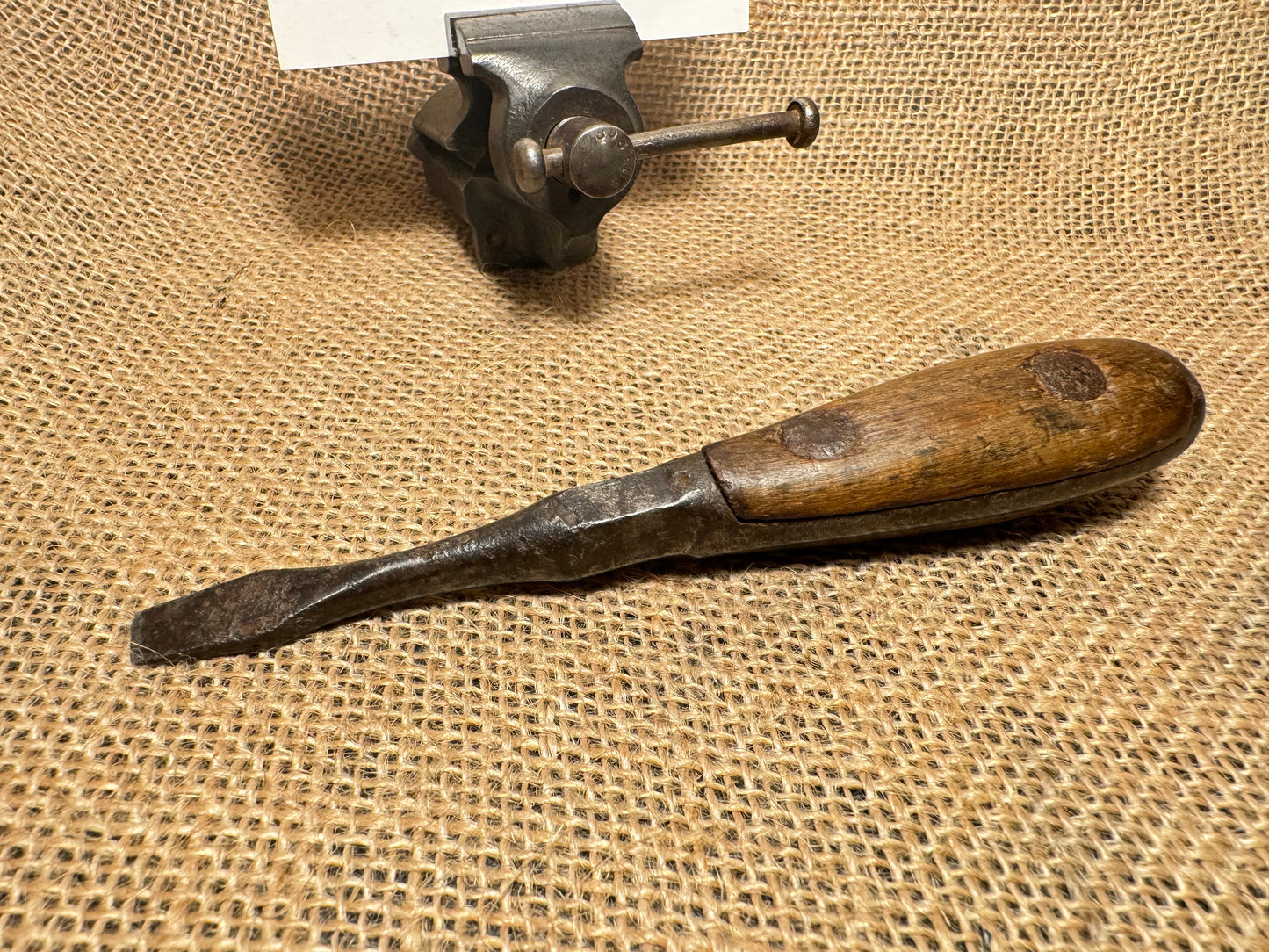 6” Vintage Perfect Pattern Handle Screwdriver / Turnscrew
